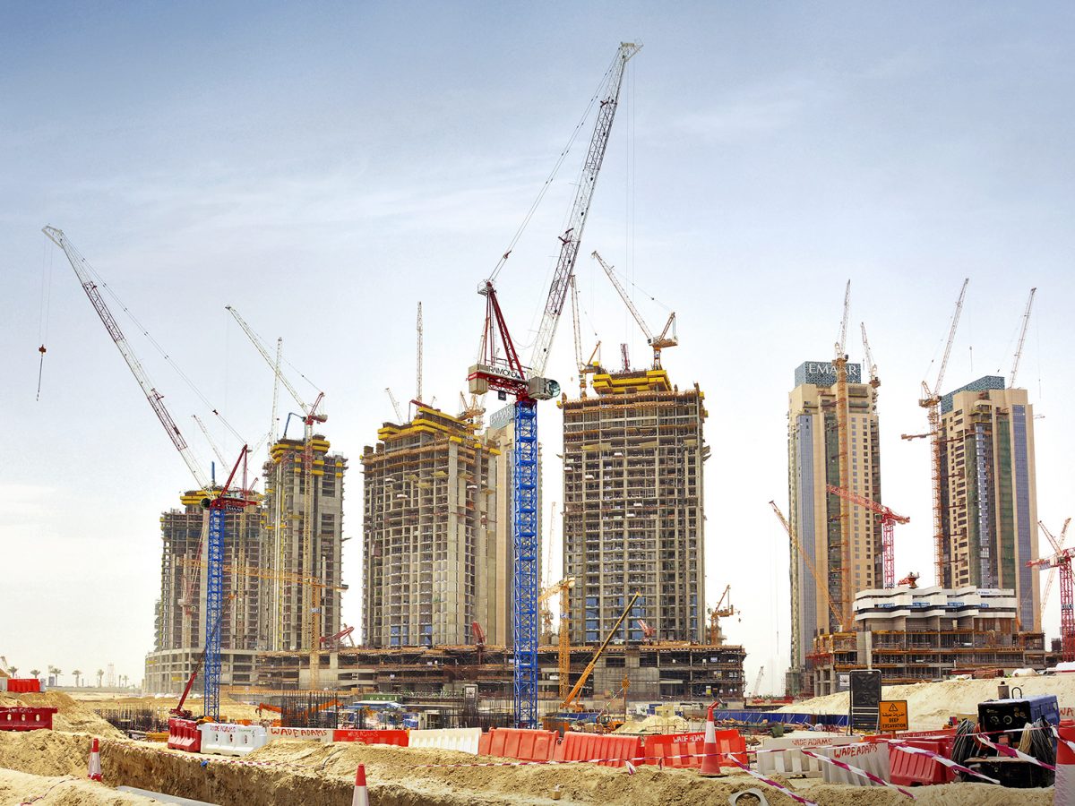 Construction projects in the Middle East